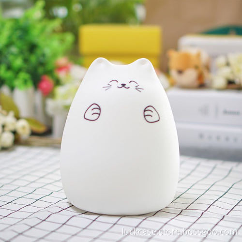 Luckcase China wholesale cute silicone animal shaped night lamp